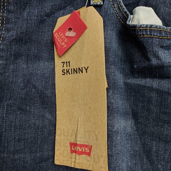 Levi's 711 SKINNY WOMEN'S JEANS distressed - Picture 5 of 9